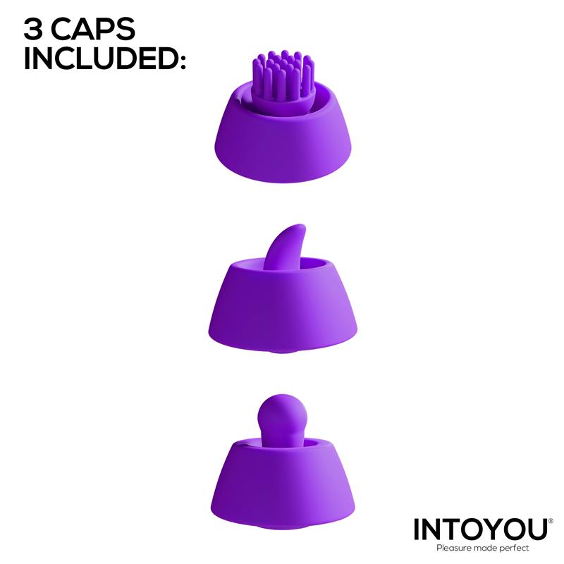 VIBRADOR SITER 2.0 COM LÍNGUA OSCILANTE, TOQUE E CABEÇAS INTERCAMBIÁVEIS