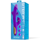 VIBRADOR SITER 2.0 COM LÍNGUA OSCILANTE, TOQUE E CABEÇAS INTERCAMBIÁVEIS