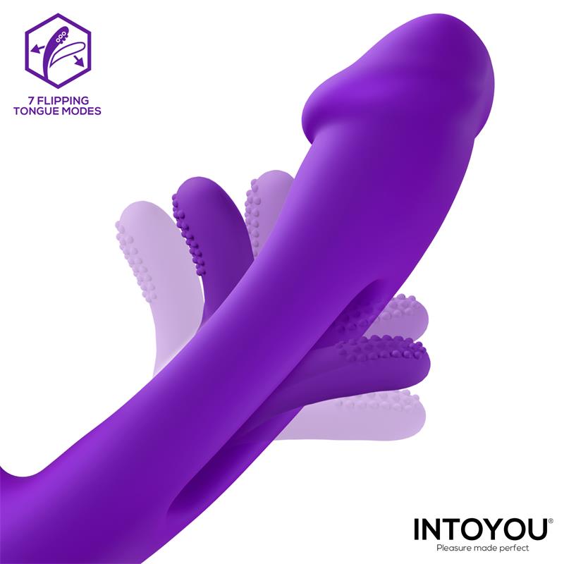 VIBRADOR SITER 2.0 COM LÍNGUA OSCILANTE, TOQUE E CABEÇAS INTERCAMBIÁVEIS