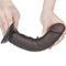 DILDO SLIDING DUAL LAYER 8" MULATO