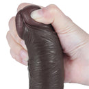 DILDO SLIDING DUAL LAYER 8" MULATO