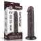 DILDO SLIDING DUAL LAYER 8" MULATO