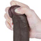 DILDO SLIDING DUAL LAYER 8" MULATO