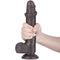 DILDO SLIDING DUAL LAYER 9." MULATO