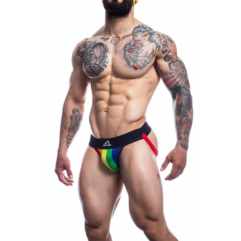 JOCKSTRAP CUT4MEN STRIPE-PRIDE