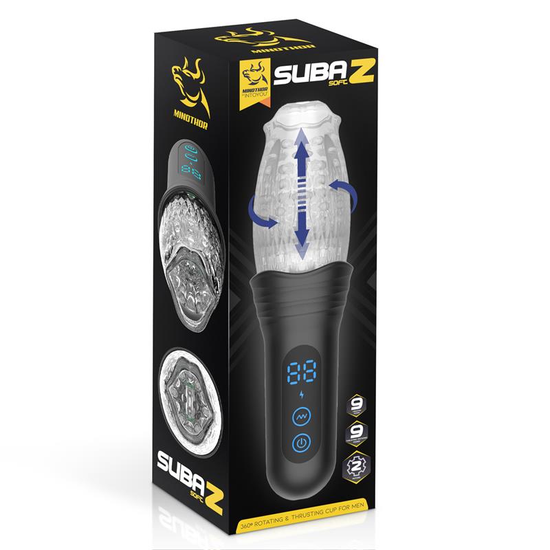 MASTURBADOR SUBAZ COM IMPULSO E ROTAÇÃO 360.