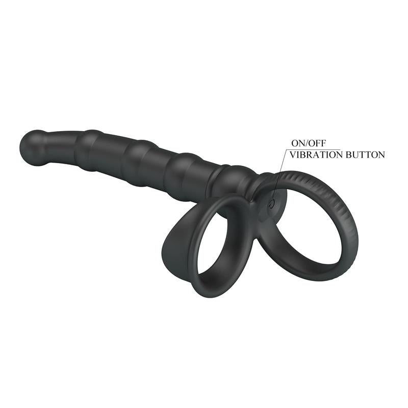 DILDO PARA DUPLA PENETRAÇÃO COM VIBRAÇÃO