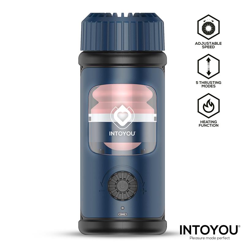 MASTURBADOR TENKRO COM IMPULSO E EFEITO CALOR USB