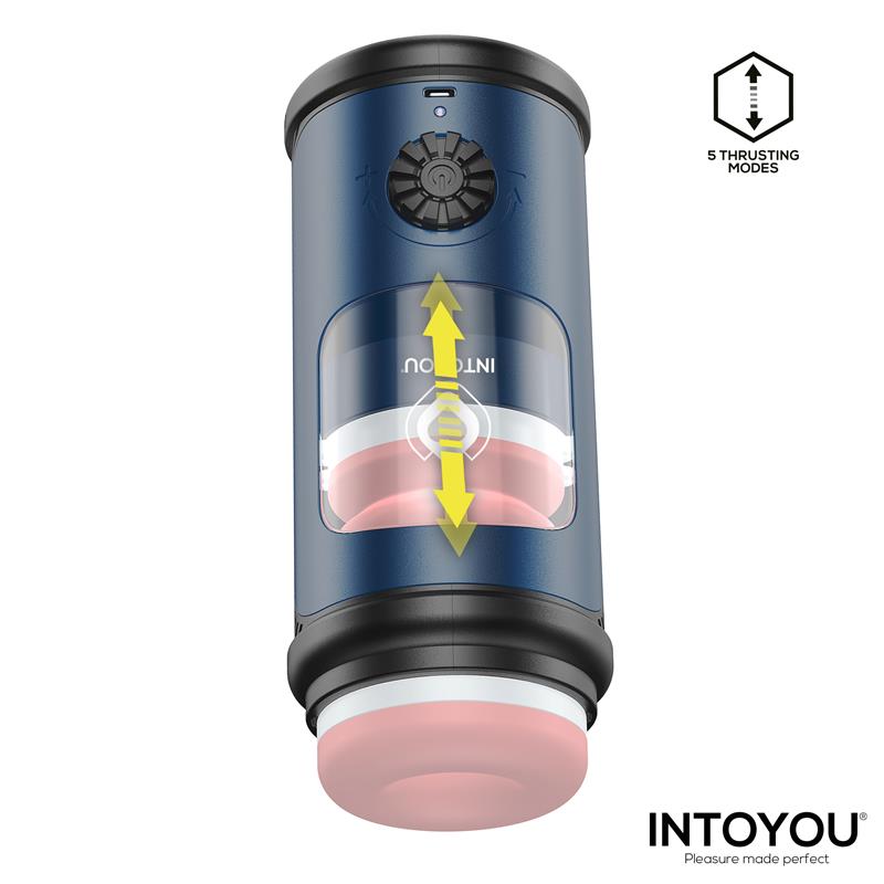 MASTURBADOR TENKRO COM IMPULSO E EFEITO CALOR USB