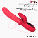 VIBRADOR TINGLY COM MOVIMENTO DO DEDO E COM ONDULAÇÃO APP