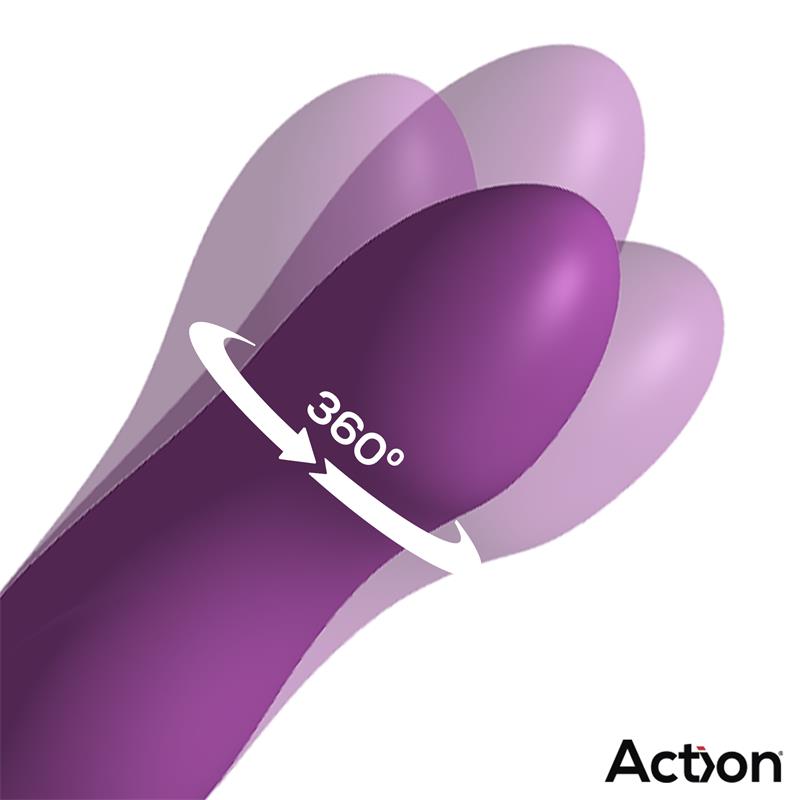 VIBRADOR TOKA COM OSCILAÇÃO DE 360º E LÍNGUA ESTIMULANTE