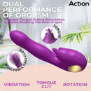 VIBRADOR TOKA COM OSCILAÇÃO DE 360º E LÍNGUA ESTIMULANTE