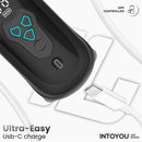 MASTURBADOR TORKY ROTATIVO E VIBRAÇÕES DINÂMICAS COM APP