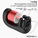 MASTURBADOR TORKY ROTATIVO E VIBRAÇÕES DINÂMICAS COM APP