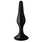 PLUG ANAL TROPHY PRETO SILICONE