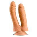 TWIN DILDO DUPLO REALISTA 7.1" NATURAL