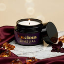 VELA DE MASSAGEM LUSCIOUS COM FEROMONAS E AROMA SENSUAL 20ML