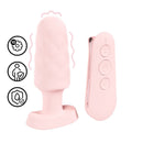 PLUG VIBRADOR COM CONTROL REMOTO VELVET - ROSA