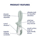 VIBRADOR AIR PUMP BOOTY 3 VERDE SATISFYER