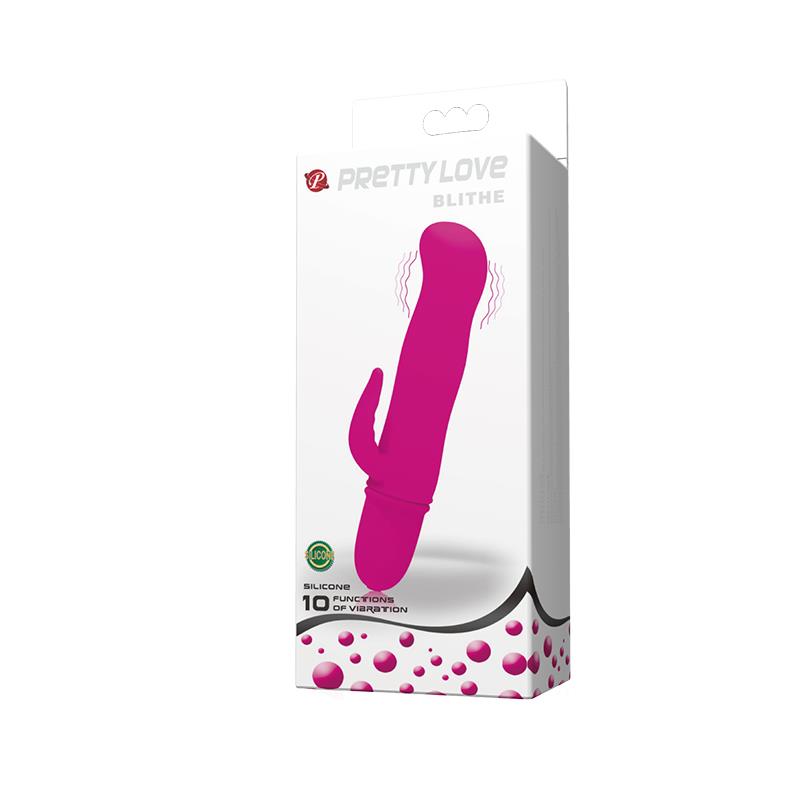 MINI VIBRADOR BLITHE COM ESTIMULADOR DE CLITÓRIS