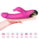 VIBRADOR URBAN SKY COM ROTAÇÃO DE 360º ROSA