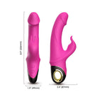VIBRADOR URBAN SKY COM ROTAÇÃO DE 360º ROSA