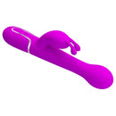 VIBRADOR PRETTYLOVE DEJON COM BOLAS DE IMPULSO E ROTAÇÃO USB