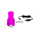 VIBRADOR DYLAN COM ESTIMULADOR DE CLITÓRIS USB