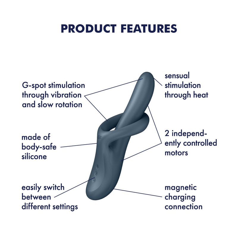 VIBRADOR HEAT FLEX 4 SATISFYER