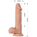 VIBRADOR REALISTA BURAQ 9.4" COM COMANDO