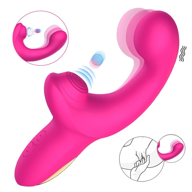 VIBRADOR VOLSE  DE FUNÇÃO TRIPLA AÇÃO COM PULSAÇÃO DE DEDO USB