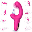 VIBRADOR VOLSE  DE FUNÇÃO TRIPLA AÇÃO COM PULSAÇÃO DE DEDO USB