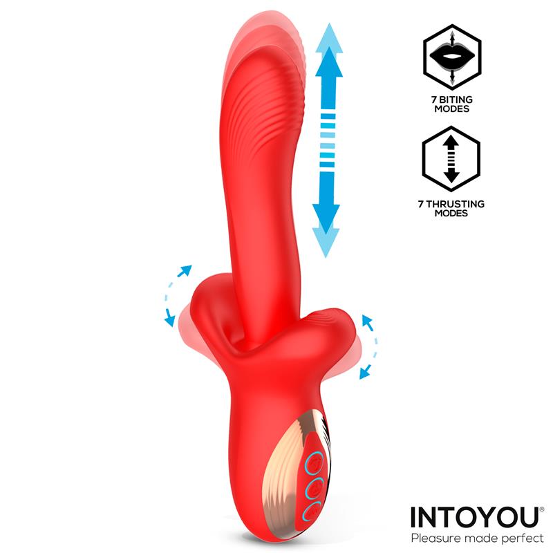 VIBRADOR VYRON COM THRUSTING E BITING
