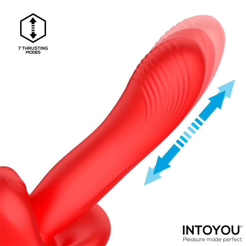 VIBRADOR VYRON COM THRUSTING E BITING