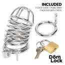 JAULA DE CASTIDADE DE METAL WARDEN