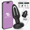 PLUG ANAL COM VIBRAÇÃO ZACK COM LÍNGUA GIRATÓRIA APP