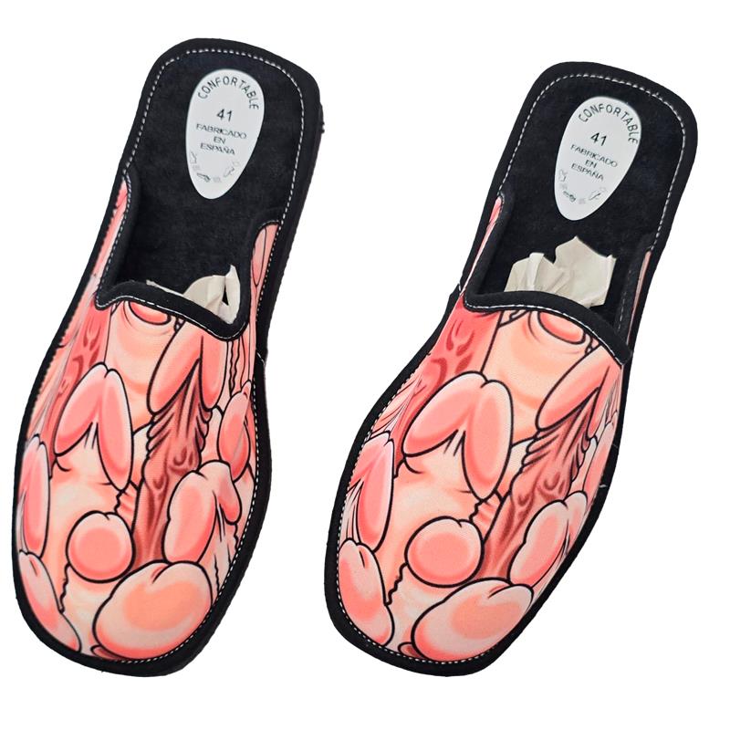 CHINELOS COM DESENHO DE PÉNIS OU SEIOS