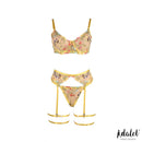 CONJUNTO ZOEY FLORAL AMARELO