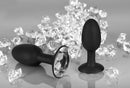 BUTT PLUG DIAMANTE OVALADO COM BRILHANTE