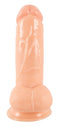 DILDO EUROPEAN LOVER COM TESTÍCULOS 18 CM