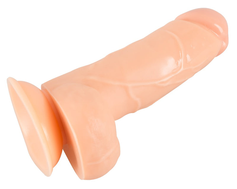 DILDO EUROPEAN LOVER COM TESTÍCULOS 18 CM