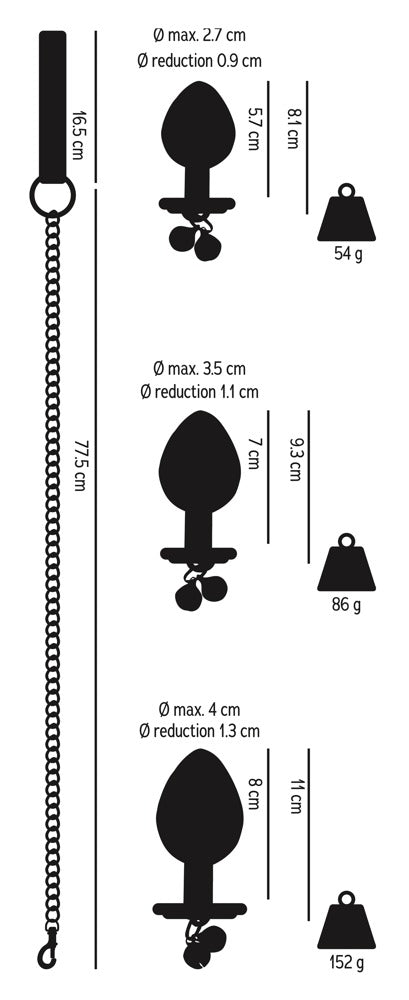 BUTT PLUG KIT COM TRELA