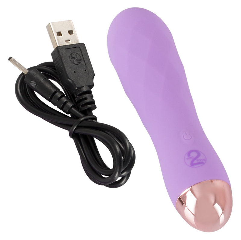 MINI VIBRADOR CUTIES LILÁS RECARREGÁVEL