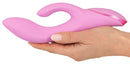 VIBRADOR NODDING RABBIT ROSA USB SILICONE