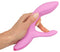 VIBRADOR NODDING RABBIT ROSA USB SILICONE