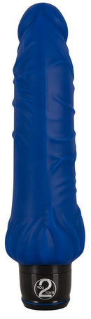 VIBRADOR LOTUS SILICONE CLASSIC AZUL