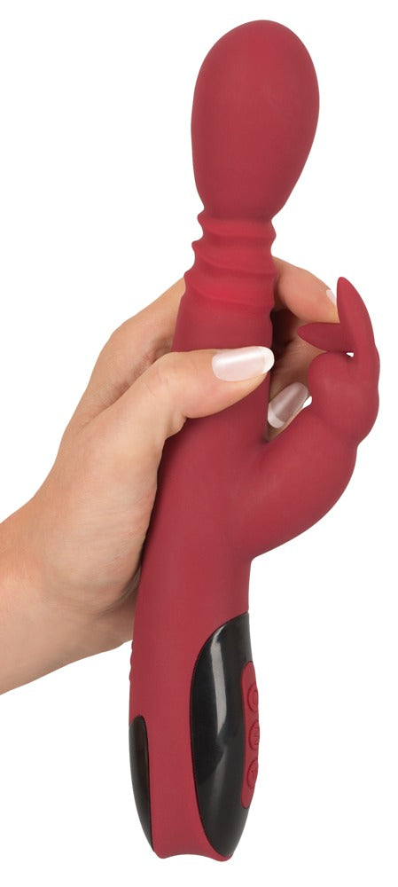 VIBRADOR RABBIT DE SILICONE COM AQUECIMENTO