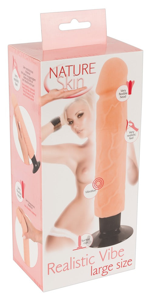 VIBRADOR REALISTIC COM VENTOSA  LARGE