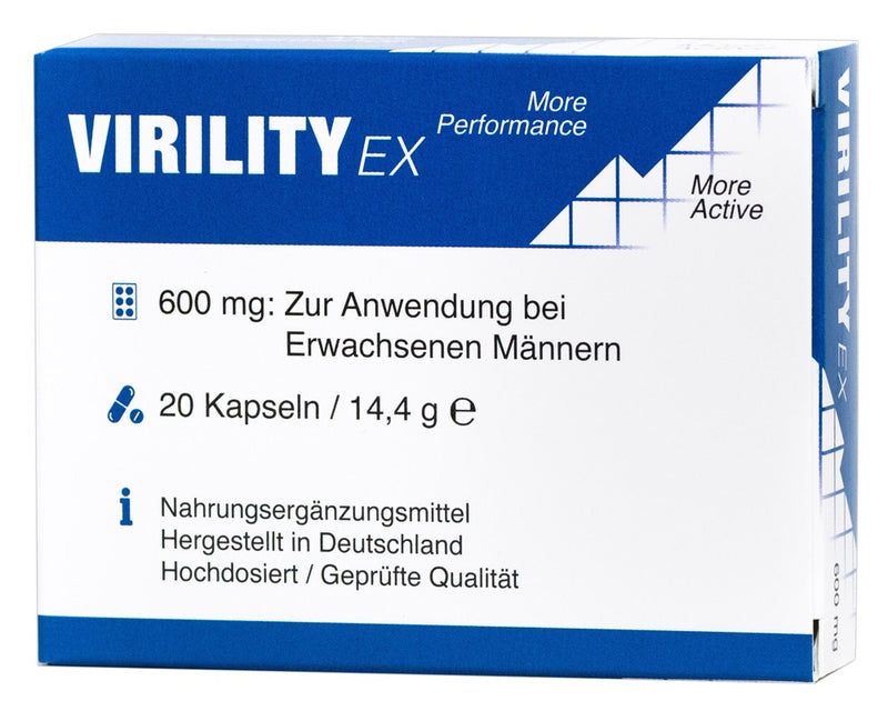 CÁPSULAS ESTIMULANTES VIRILITY EX FOR MEN 20 CAP