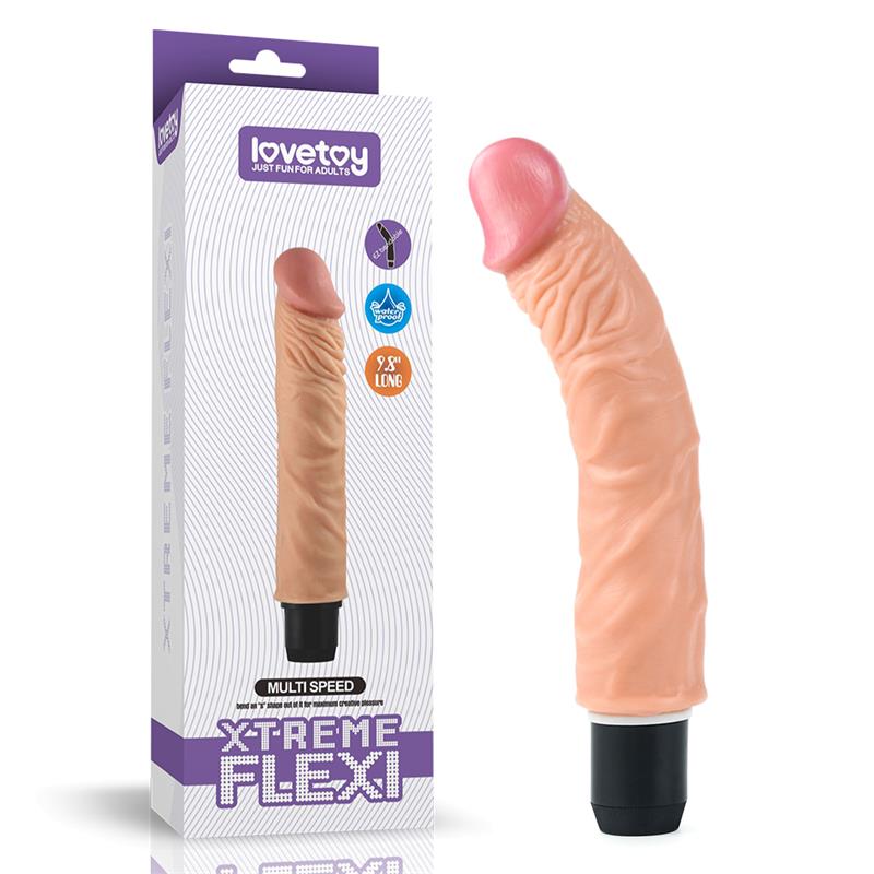 VIBRADOR REALISTICO FLEXI 9.8"